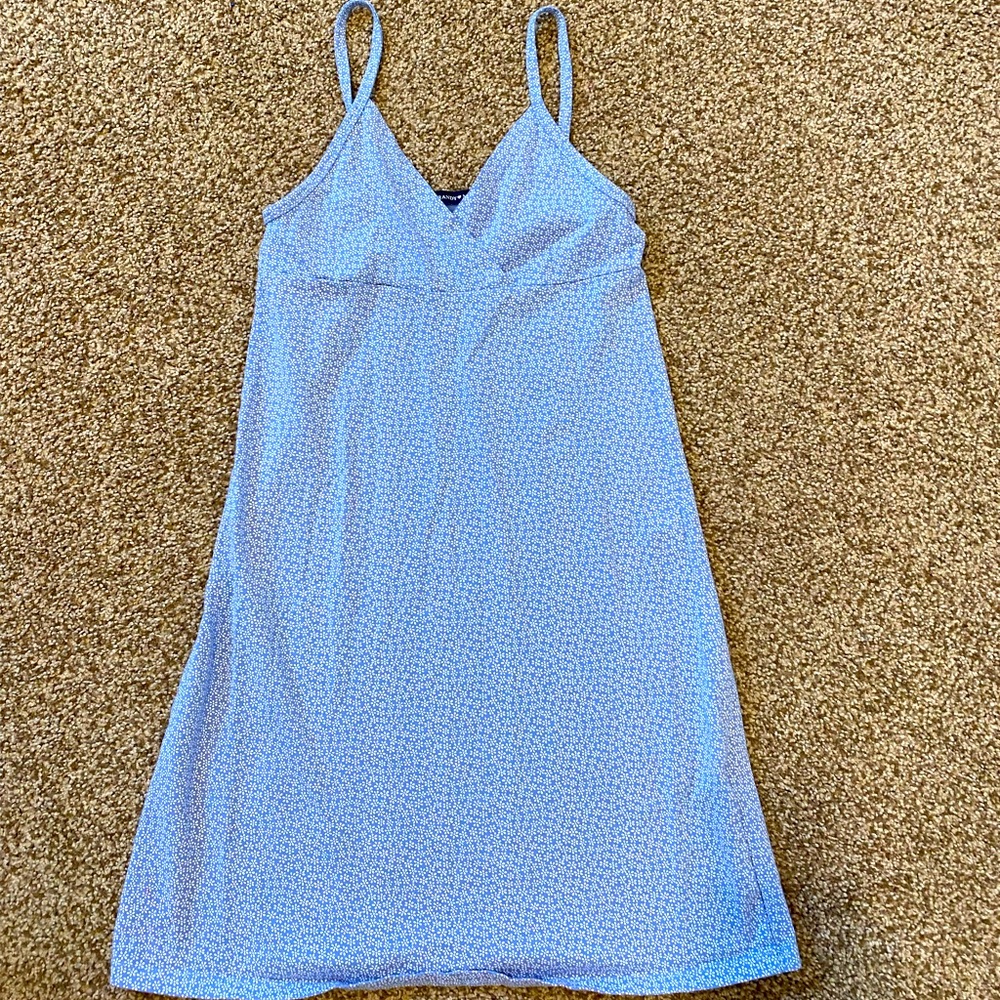 Light blue floral brandy Melville dress